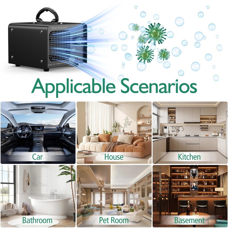 48000mg/h Ozone Generator Machine Air Purifier Ionizer Ozonator Timer for Home gallery