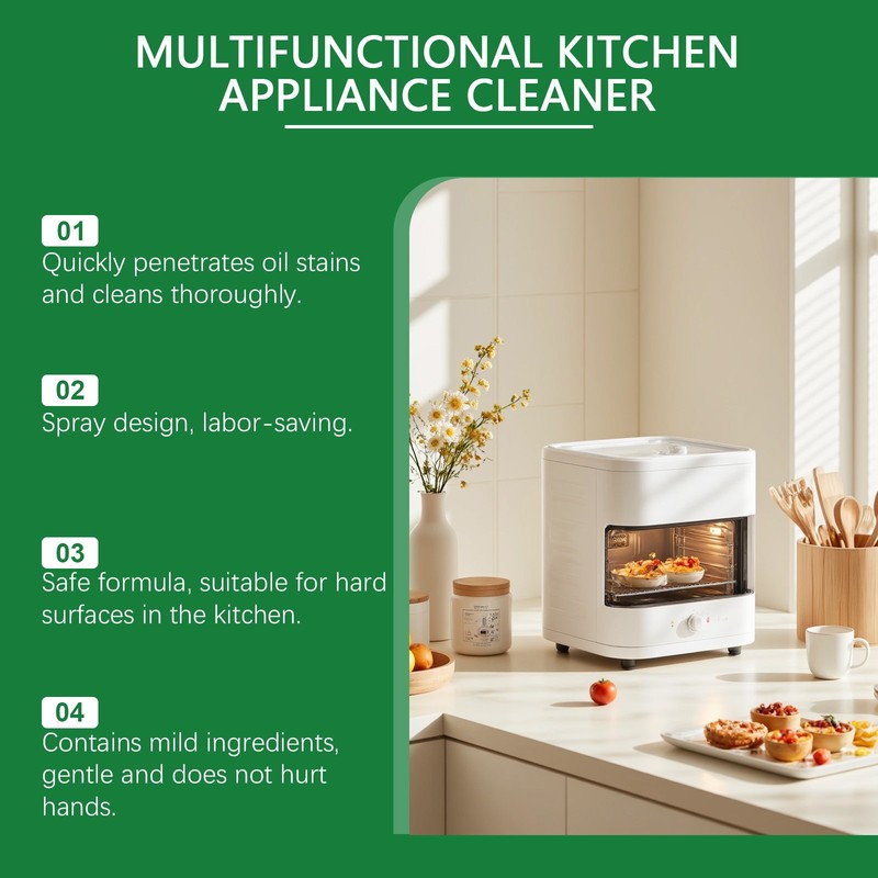 1~5PCS Multifunctional Kitchen Appliance Cleaner, Kitchen Cleaner Spray 120ml gallery