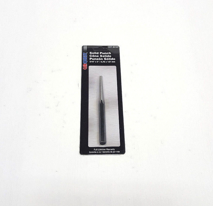 Carquest CHT35123 Solid Punch 3/16" x 5" "Full Lifetime Warranty"