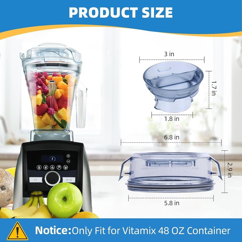 Replacement 48 oz Pitcher Lids for Vitamix Stainless Steel Container Ascent gallery
