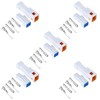 5 Kits Way JST Waterproof Connector 26-22 AWG Electric Socket 2 Pin gallery