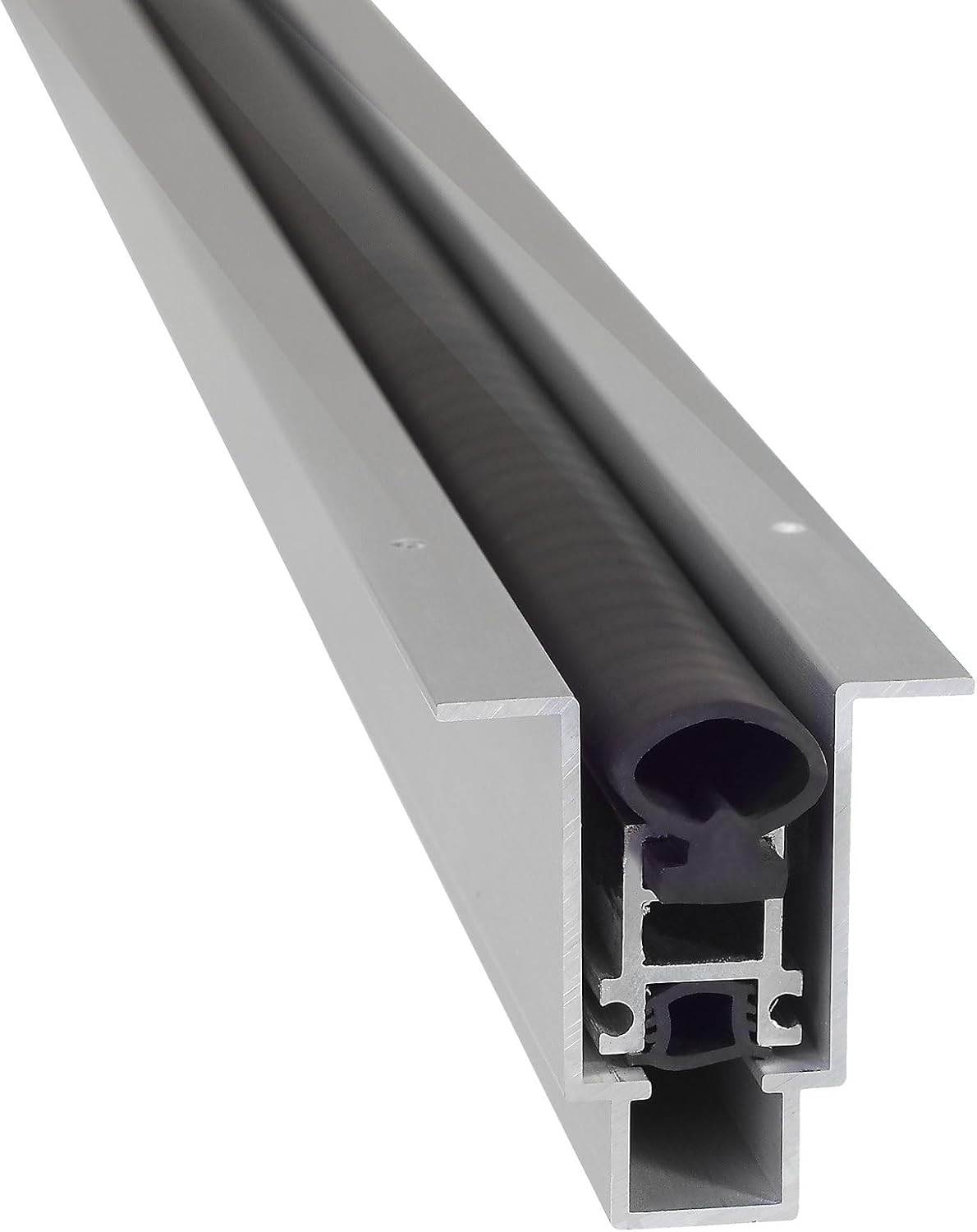 TMS Heavy Duty Automatic Door Bottom Seal - 36" Metal Sweep with Neoprene Seal gallery