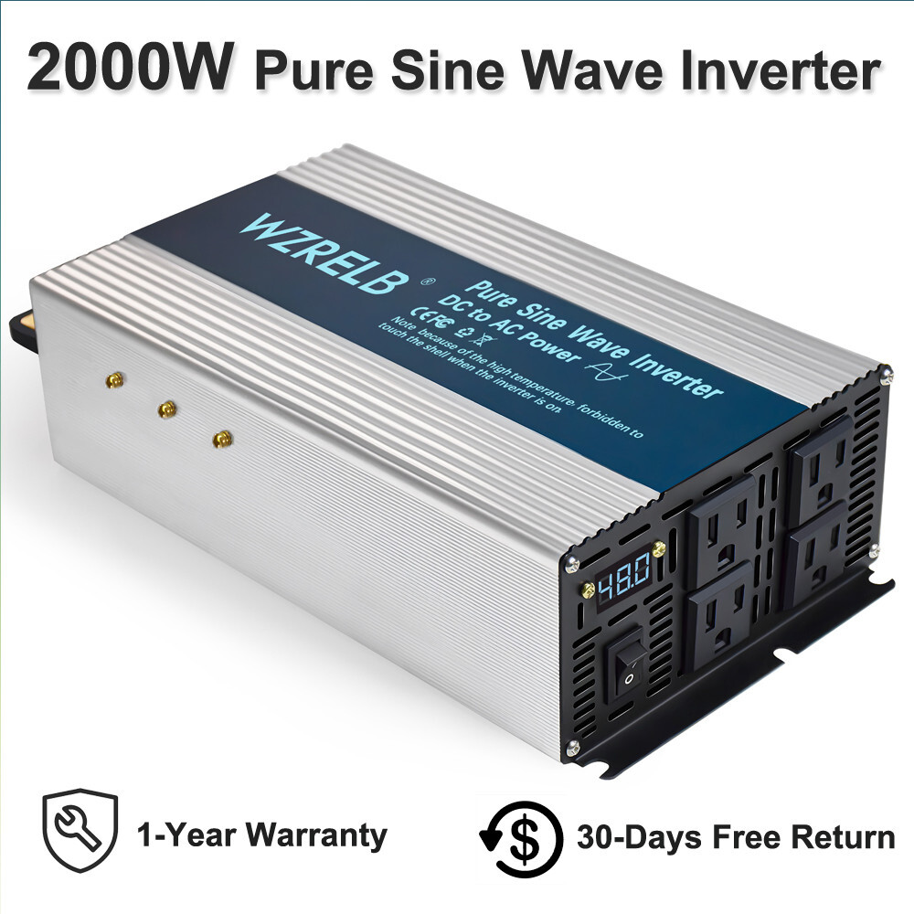 Inverter 36V 2000W Pure Sine Wave Inverter Power Camp Motor Home Solar System RV gallery