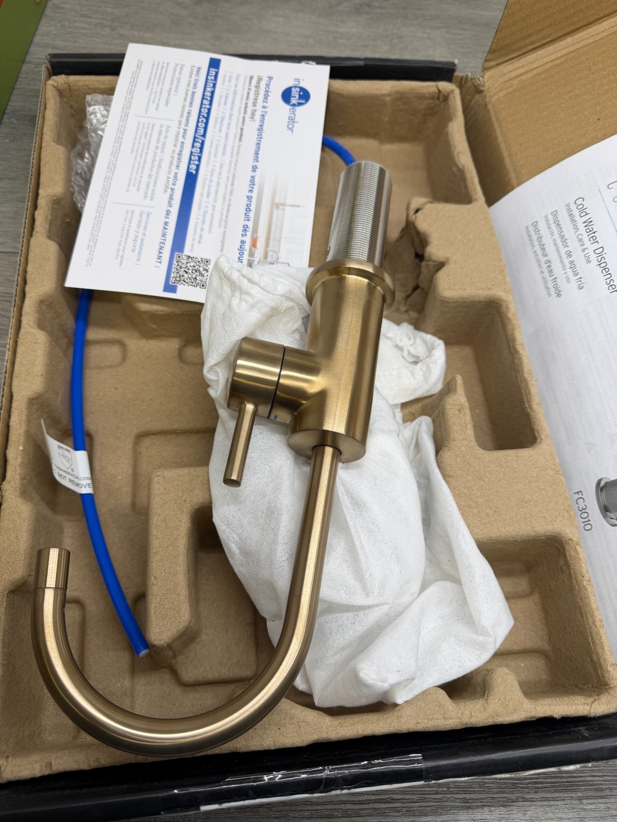 InSinkErator FC3010BB Showroom Collection Cold Water Faucet in Brushed Bronze gallery
