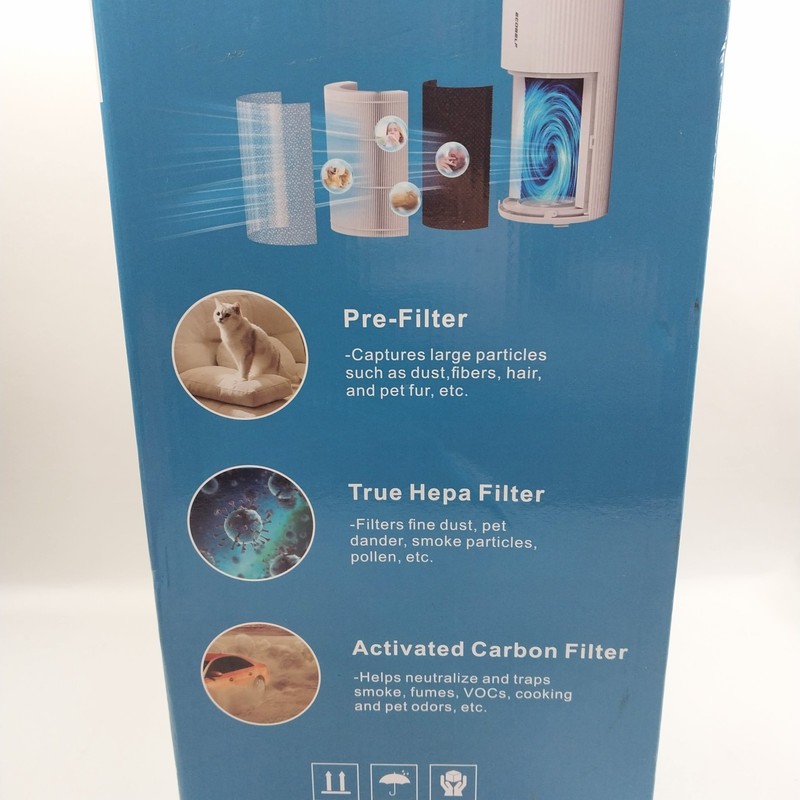 ECOSELF HAP-604 White Touch Control True HEPA Air Purifier New/Open Box gallery