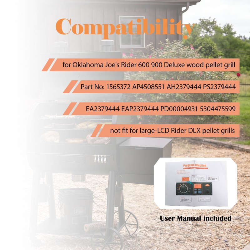 Upgraded Controller Kit for Oklahoma Joe's Rider 600/900 Pellet Grill gallery
