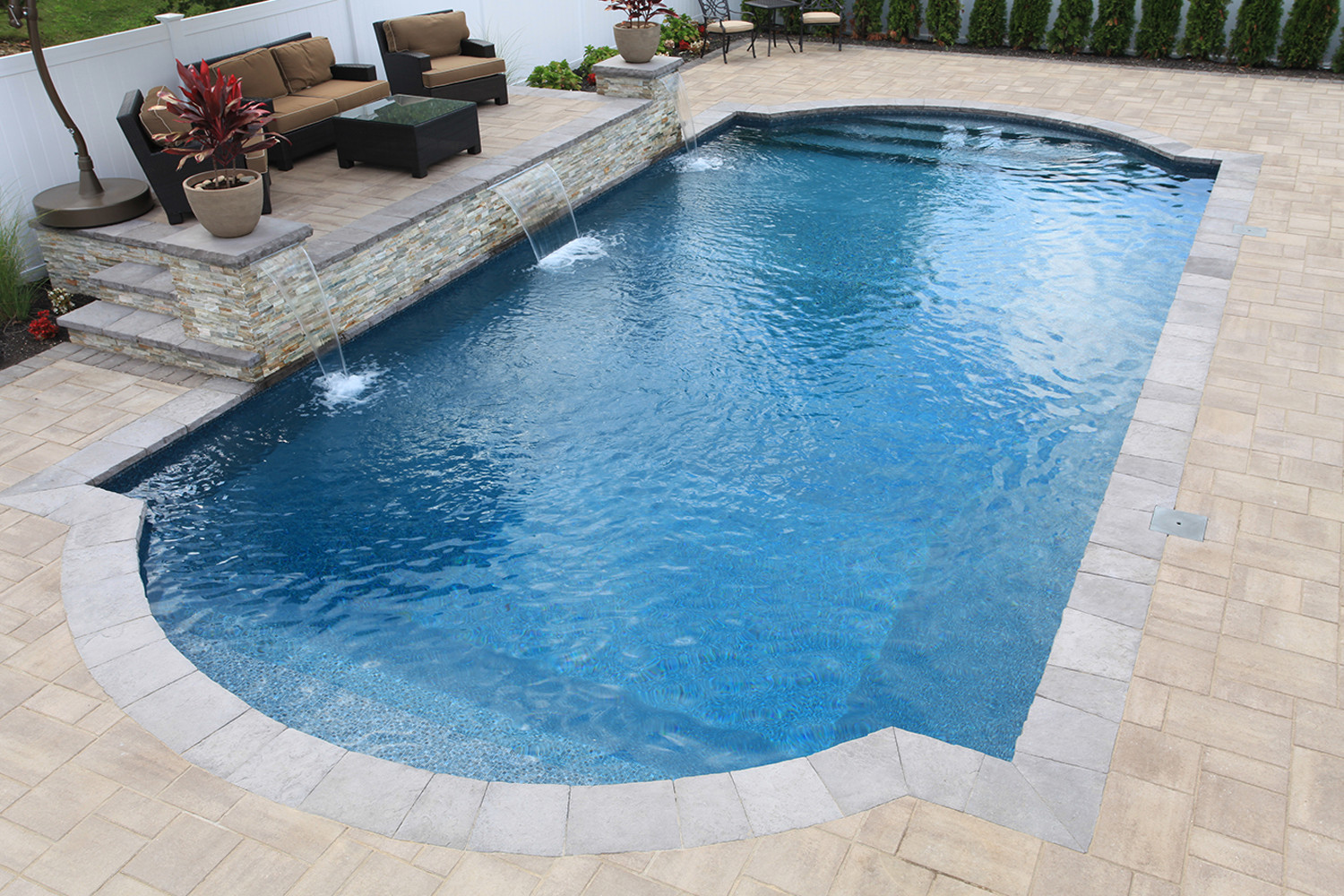GLI Durango 20 Mil Inground Rectangle Swimming Pool Liner - Choose Size gallery