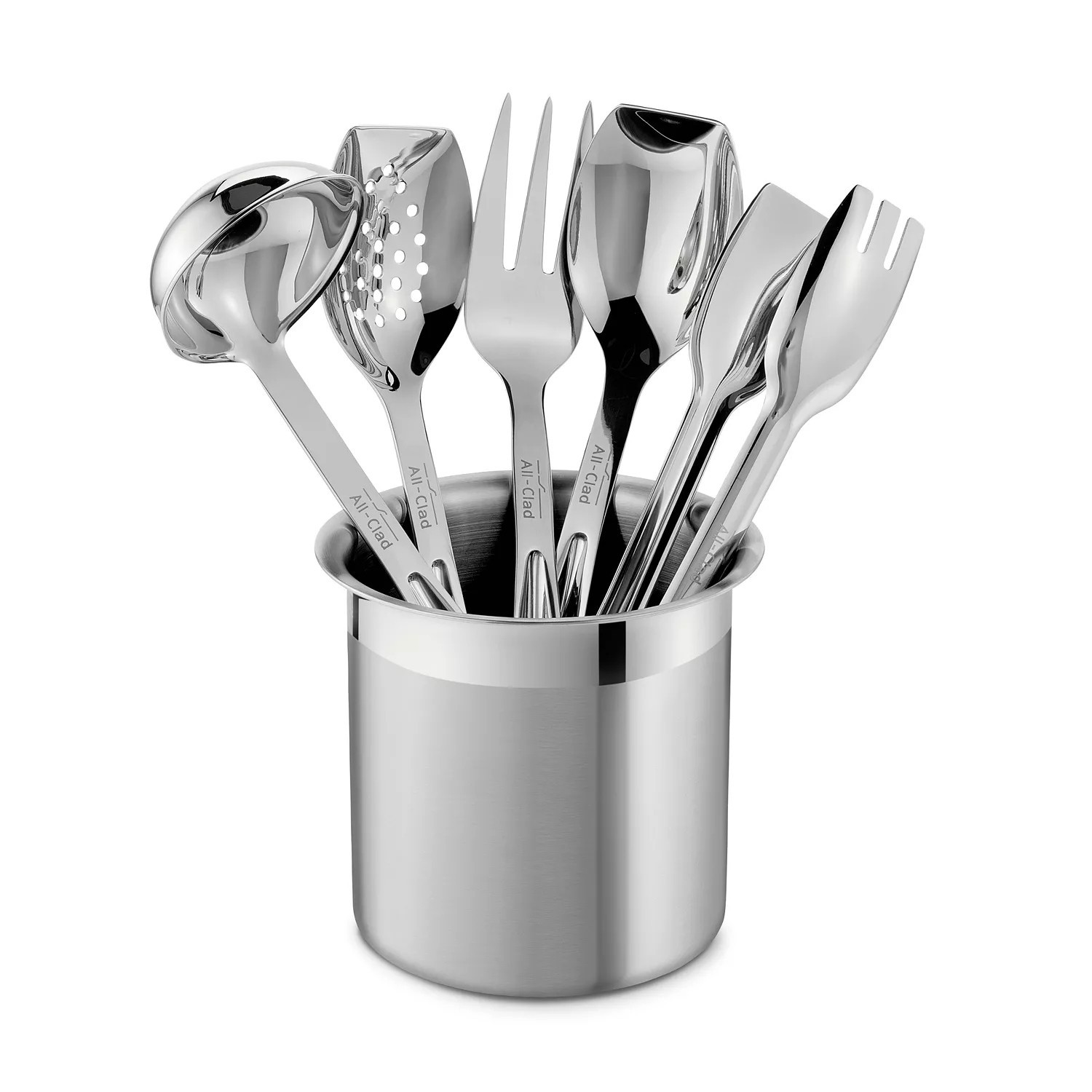 129$ All Clad Stainless Steel Cook & Serve 6-Piece Tool Set Silver Size One gallery