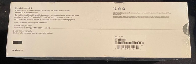 2 Level Touch Invisible Smart Lock (C-L12U) Satin-Nickel *NEW & Sealed* gallery