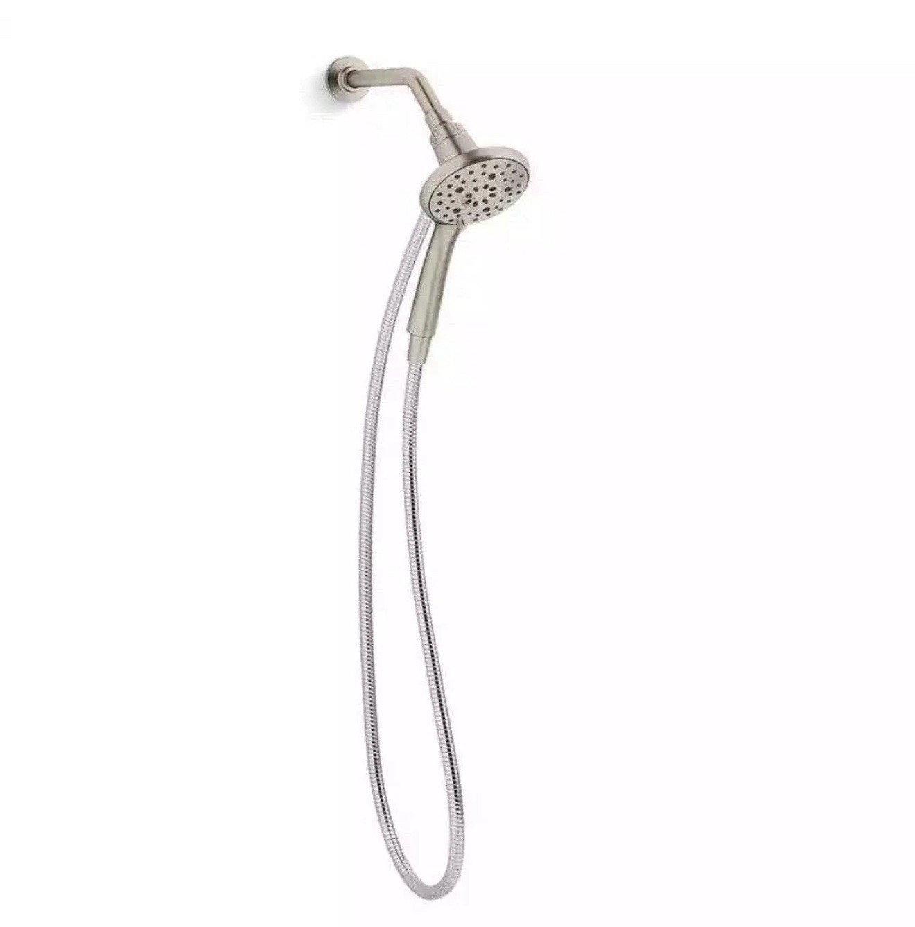 KOHLER “Claro” Multifunction Wall Mount Handheld Shower Head Brushed Nickel gallery