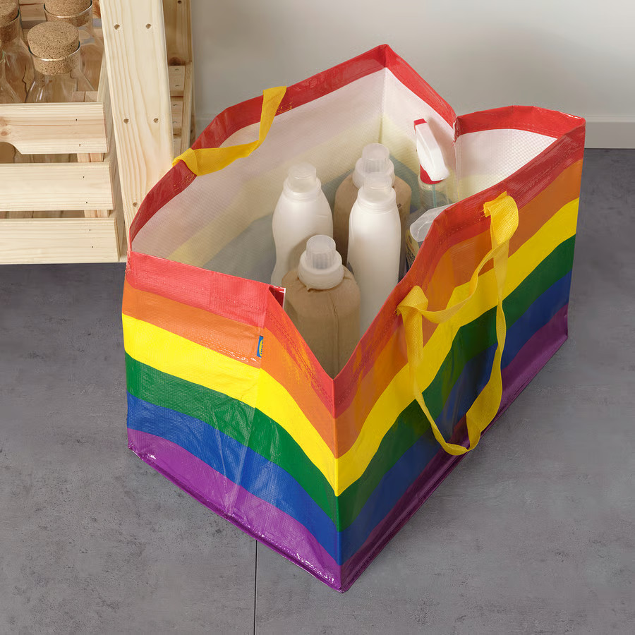 IKEA STORSTOMMA Shopping bag, Large, Multicolor, 2401 oz Large Size 19Gal gallery