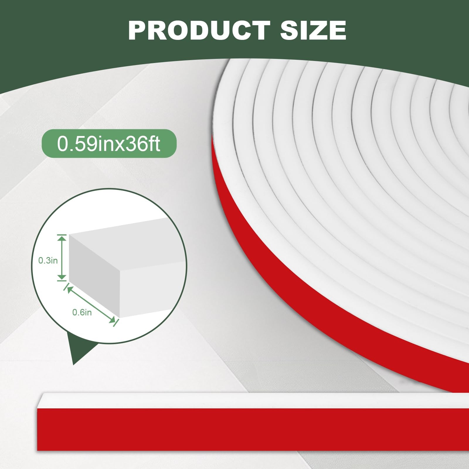 Window Grid Kit, 0.59inx36ft Window Grille Inserts Grid Kit, White TPE Self-A... gallery