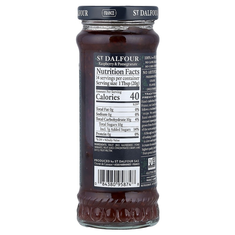 Raspberry & Pomegranate Fruit Spread, 10 oz (284 g) gallery