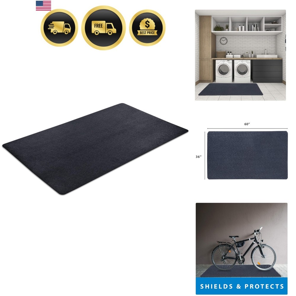 Multi-Purpose Recycled Rubber Floor Mat for Indoor or Outdoor Use, Utility Ma...