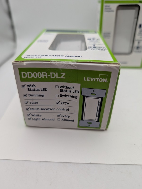 5x Leviton Auxiliary Switch Digital Decora Dimmer Remote DD00R-DLZ Scratch/Scuff gallery