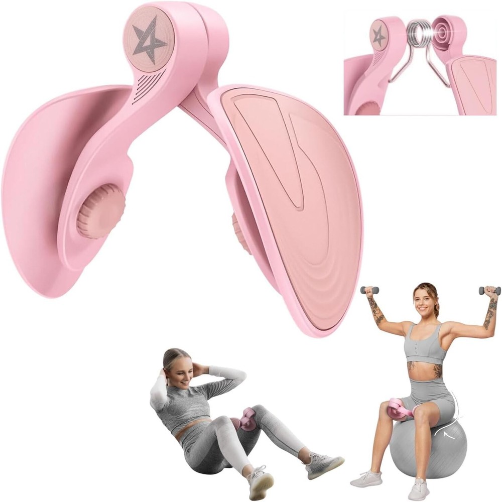Yes4All Thigh Master, Multifunctional Inner Exerciser, Medium, Pink
