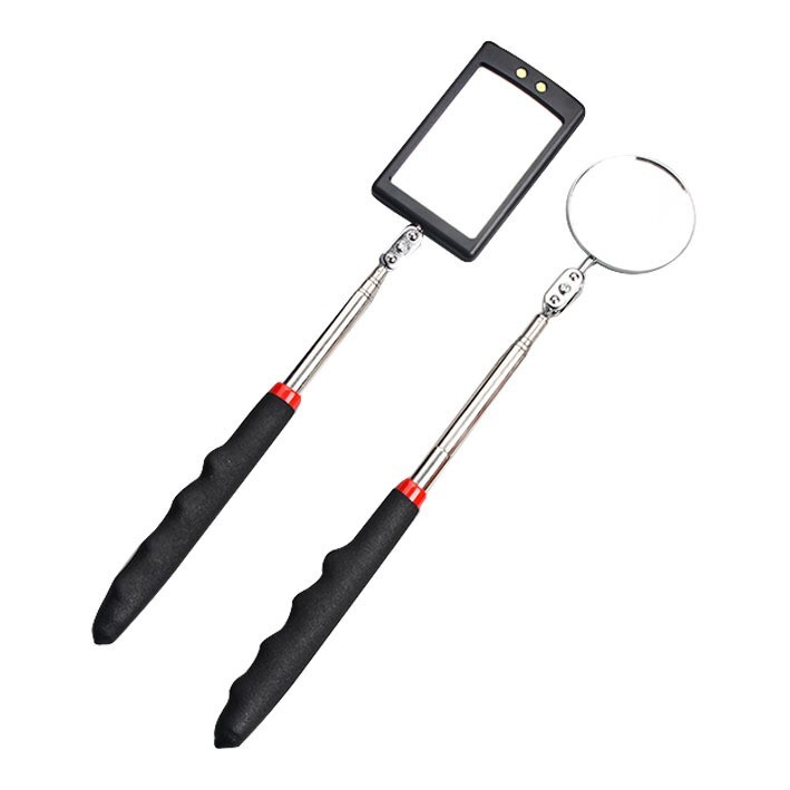 5 Pack Telescoping Magnetic Tool Inspection Mirror Stick for Mechanic gallery