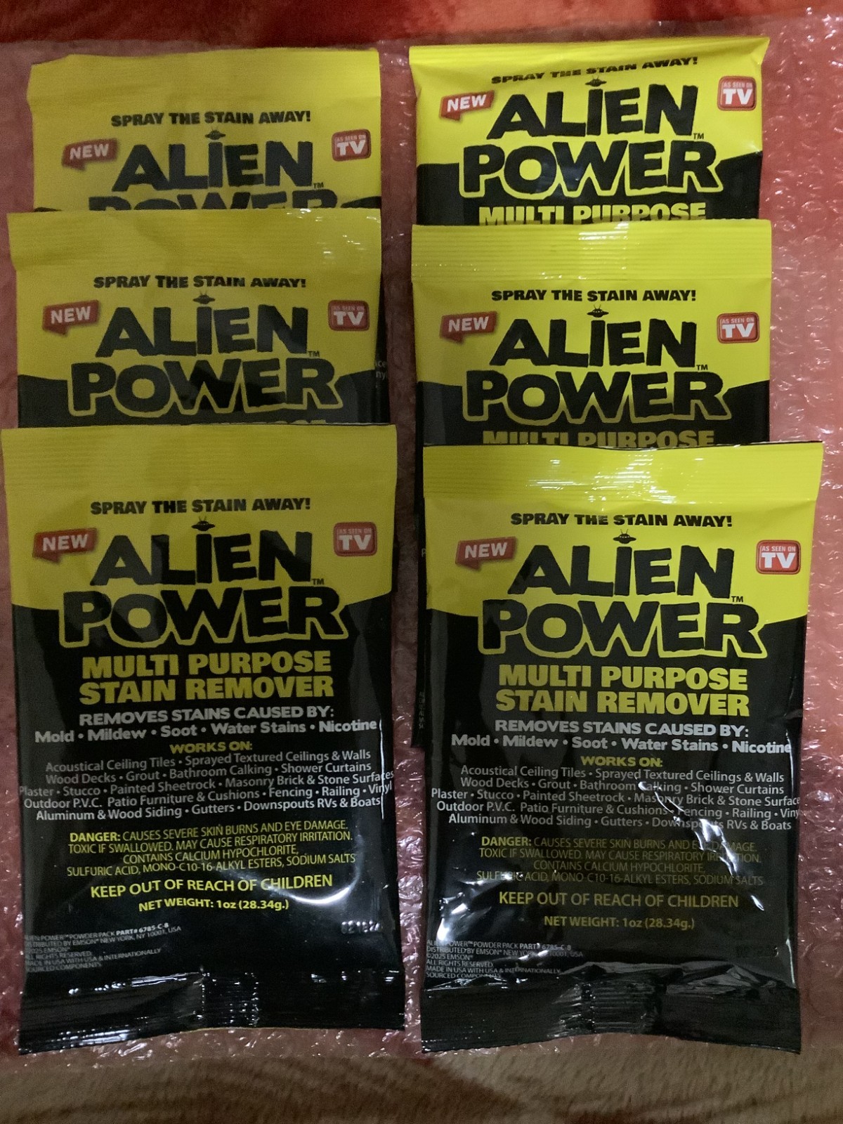 Alien Power Cleaner 6 Pack Refill Packets Only Refills Makes 144 Fl Oz ! gallery