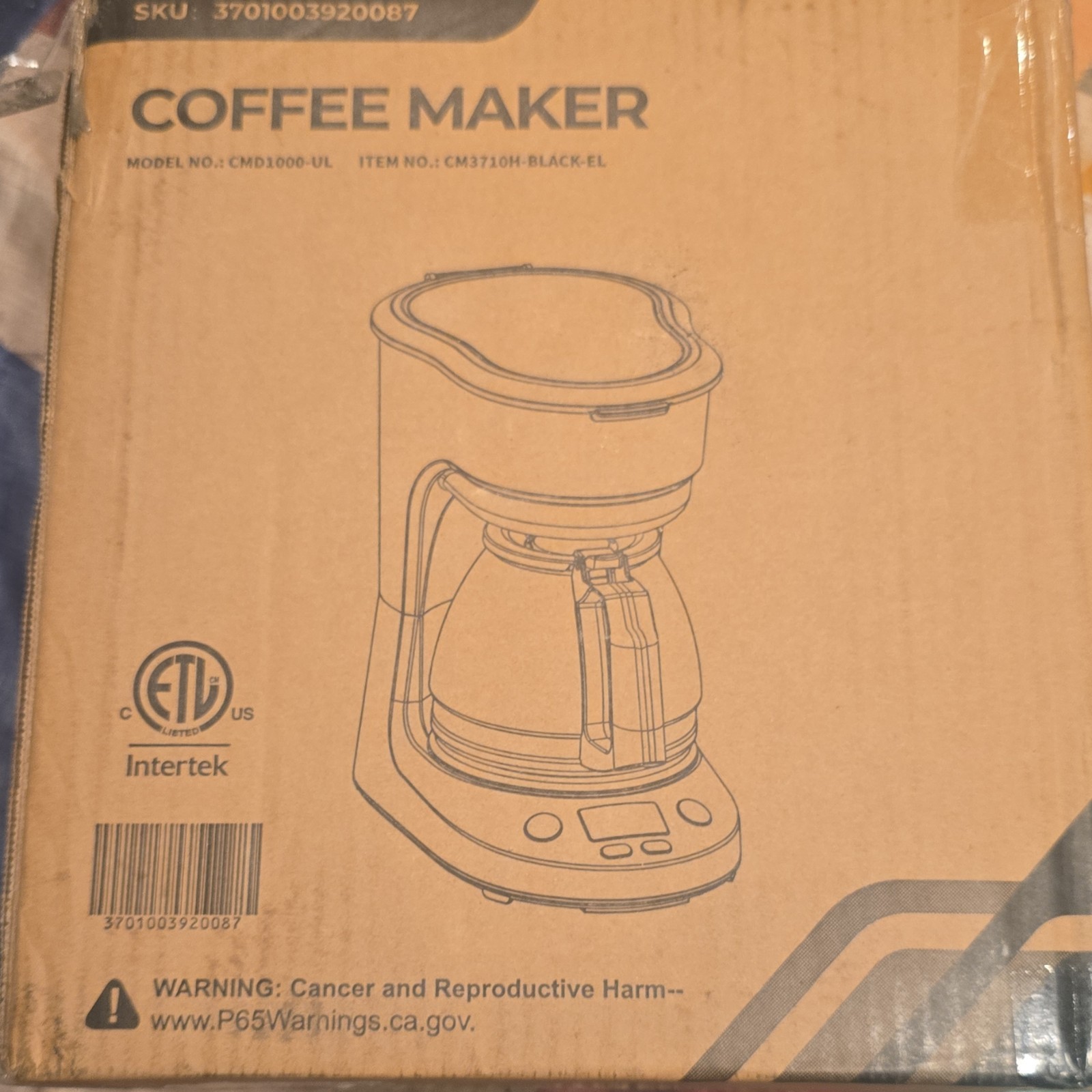 Filter Coffee Machine Black, Ground Coffee, Permanent Filter, Delay Brew gallery