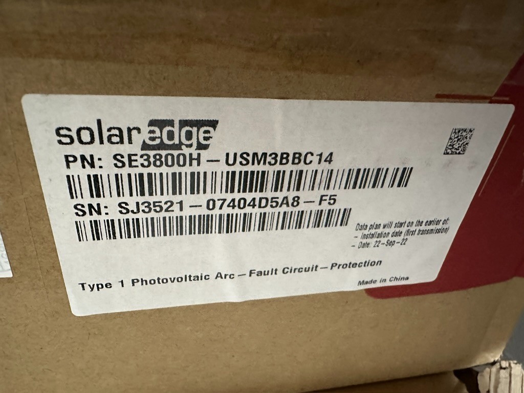 SolarEdge SE3800H-USM3BBC14 Grid-Tie Solar Inverter New gallery