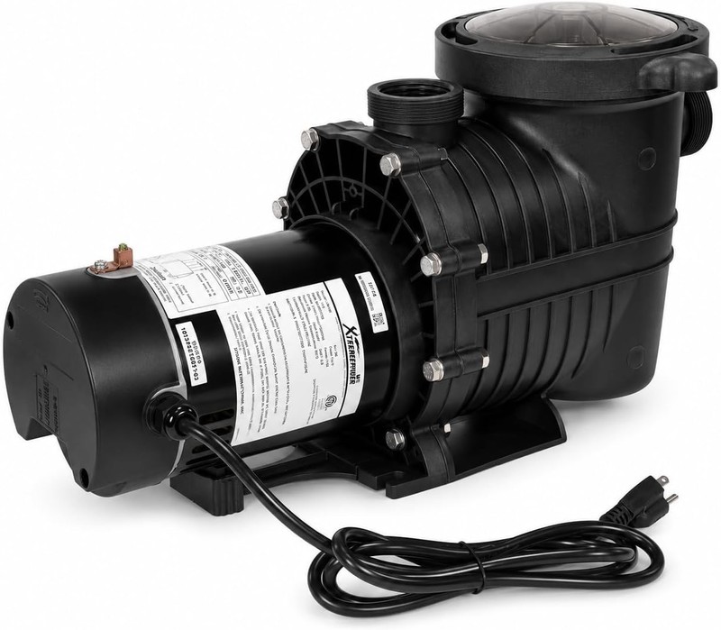 Efficient 1 HP Swimming Pool Pump - 2-Speed Control & Weather-Resistant Design gallery
