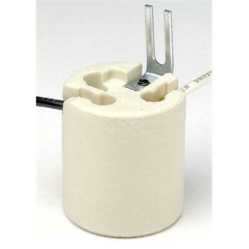 LEVITON PORCELAIN SOCKET Slip Bracket LAMP HOLDER Keyless 660W 250V NEW 8052 gallery