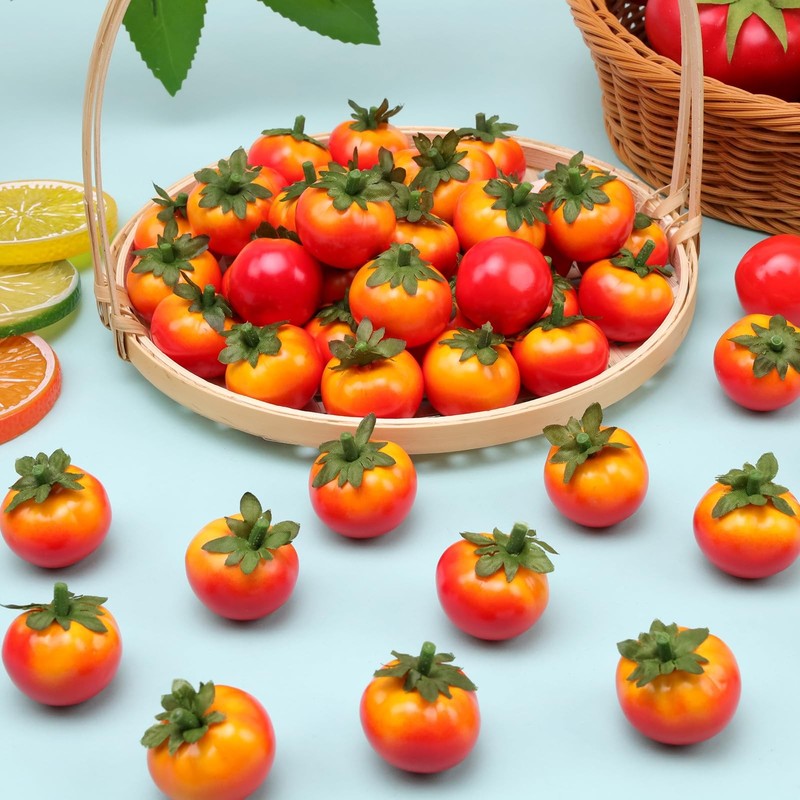 Gresorth 40pcs Mini Artificial Tomato Decoration Fake Fruit Home Party Christmas gallery