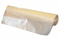 Trash Bag Clear, 40 x 48, Coreless Roll, 40-45 gal, Heavy Duty, 13 mic 250 Count