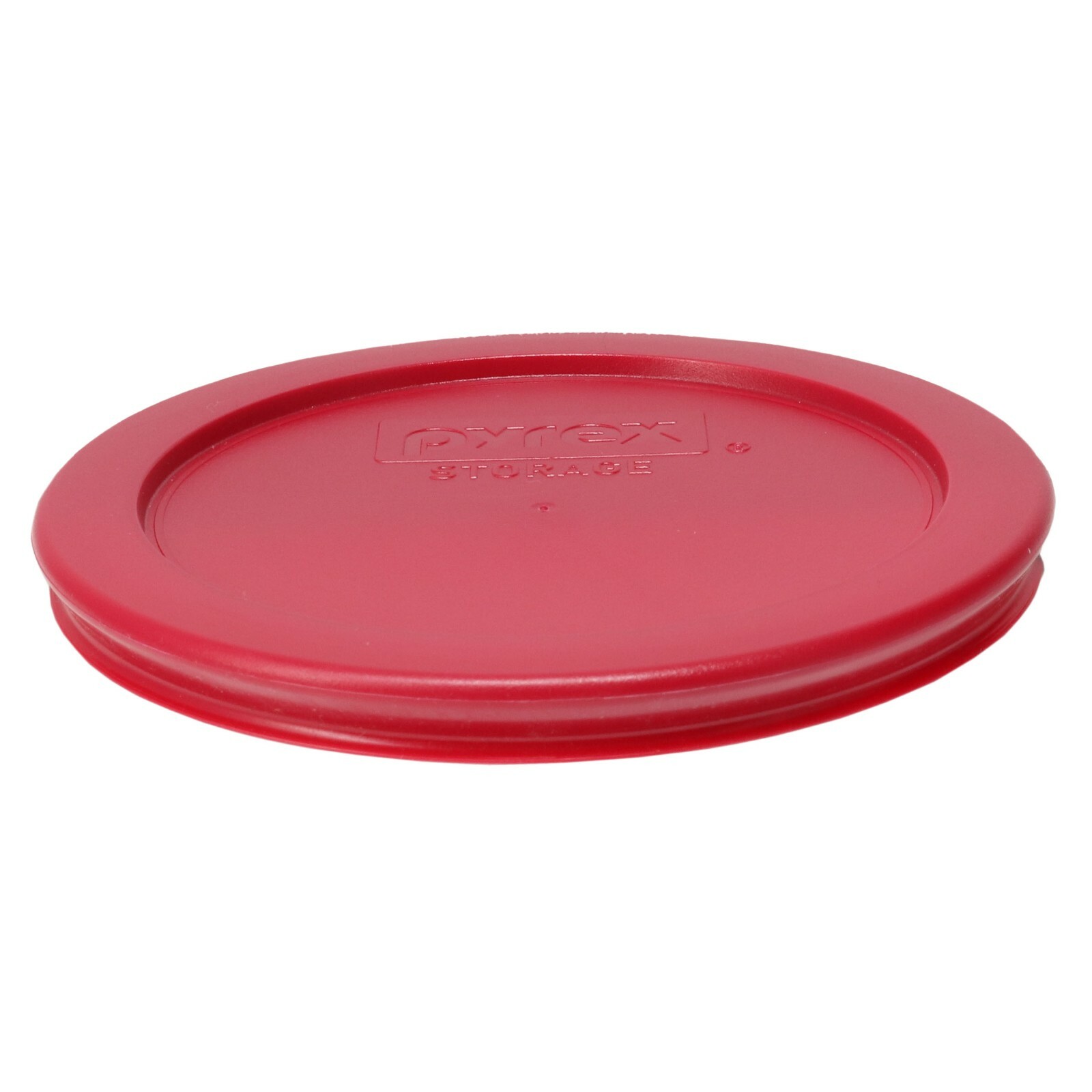 Pyrex 7200-PC Sangria Red Round Plastic Storage Replacement Lid Cover gallery