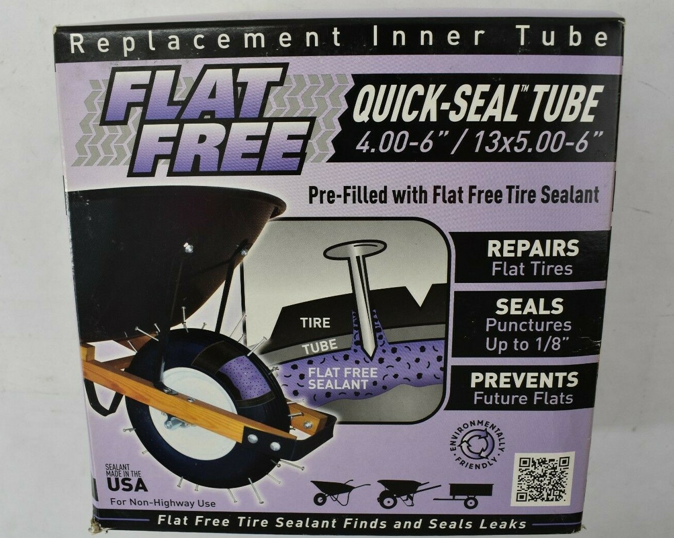 Marathon 45011 Replacement Flat Free Quick Seal Tube 4.00-6 in./13 x 5.00-6 in gallery