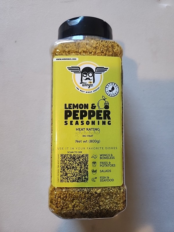 Mr. Wings Lemon & Pepper Seasoning, 800g Feb 2026 gallery