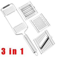 Cut Set BEST Multi-Purpose Vegetable Slicer Cuts Stainless Steel Grater Shredder