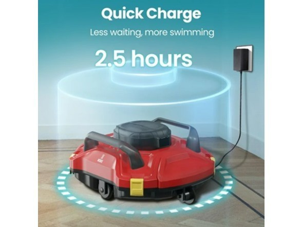 HICHEE P1 Cordless Robotic Automatic Pool Cleaner, 900 sq ft. Battery - NEW gallery