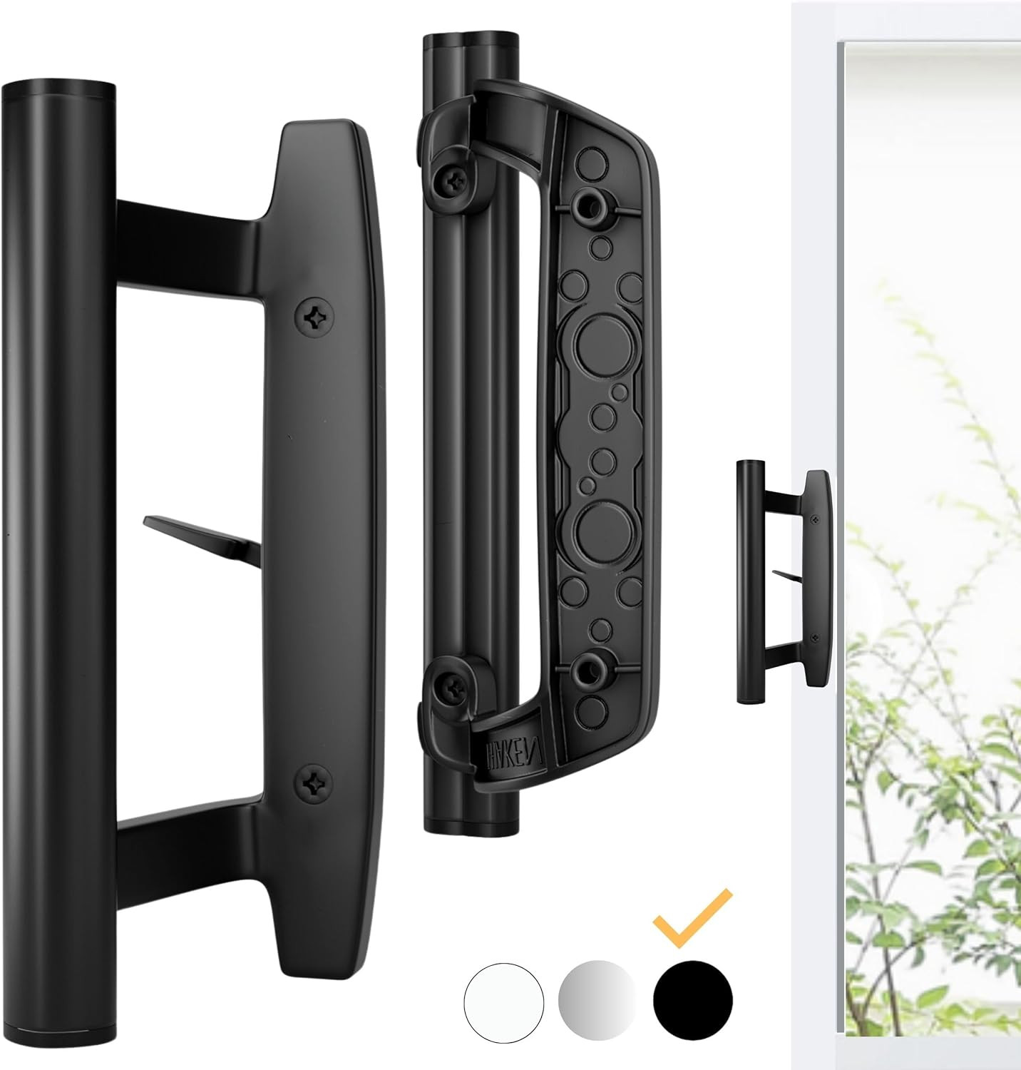 Sliding Glass Door Handle Set – Aluminum Handle, Mortise/Hook Style, Fits 3-15/1 gallery
