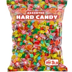 Hard Candy Mix – 3 LB – Assorted Classic Desk Hard Candy – Individually Wrapped