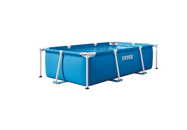 [SALE] Intex 86in x 23in Rectangular Frame Above Ground Splash Swimming Pool gallery