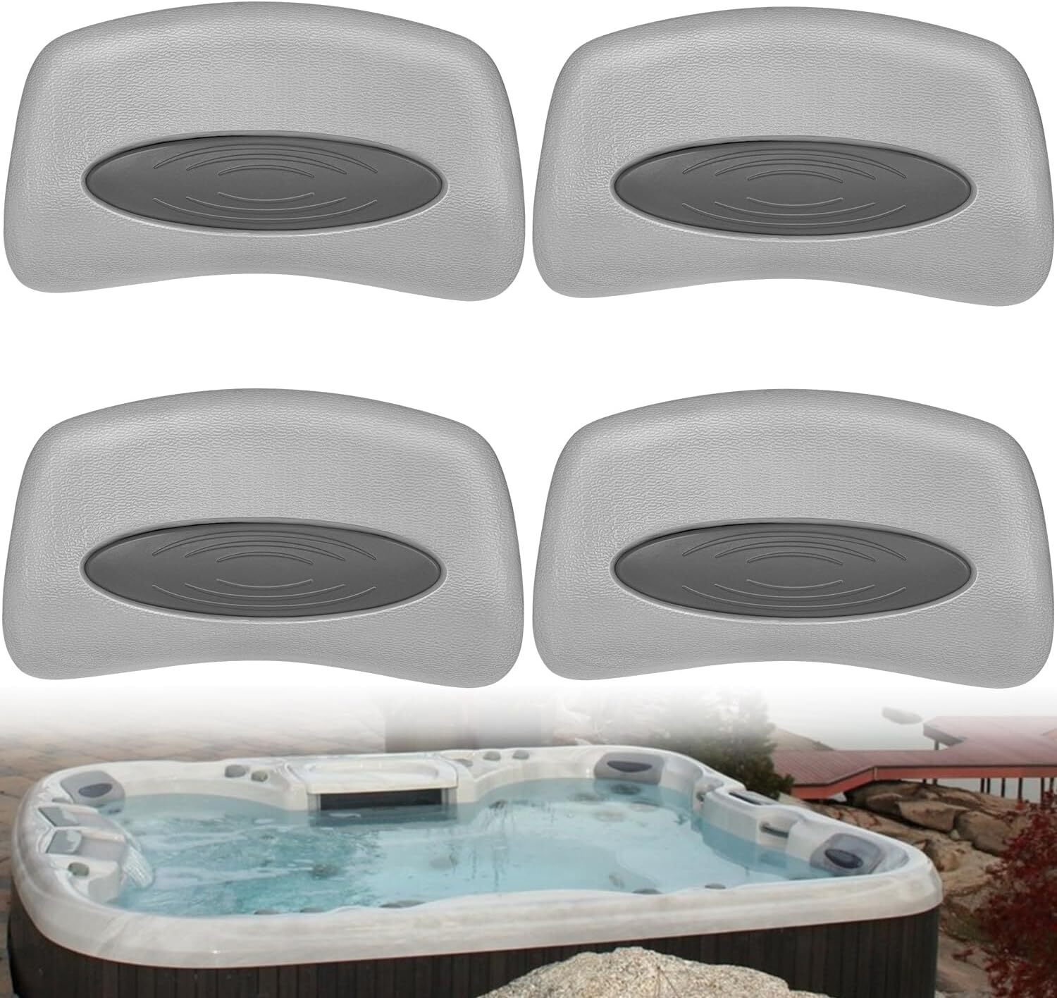 4 Pack 6472-960 Cover Valet Chevron Spa Pillow for Sundance 850 880 Spa 2001-08 gallery