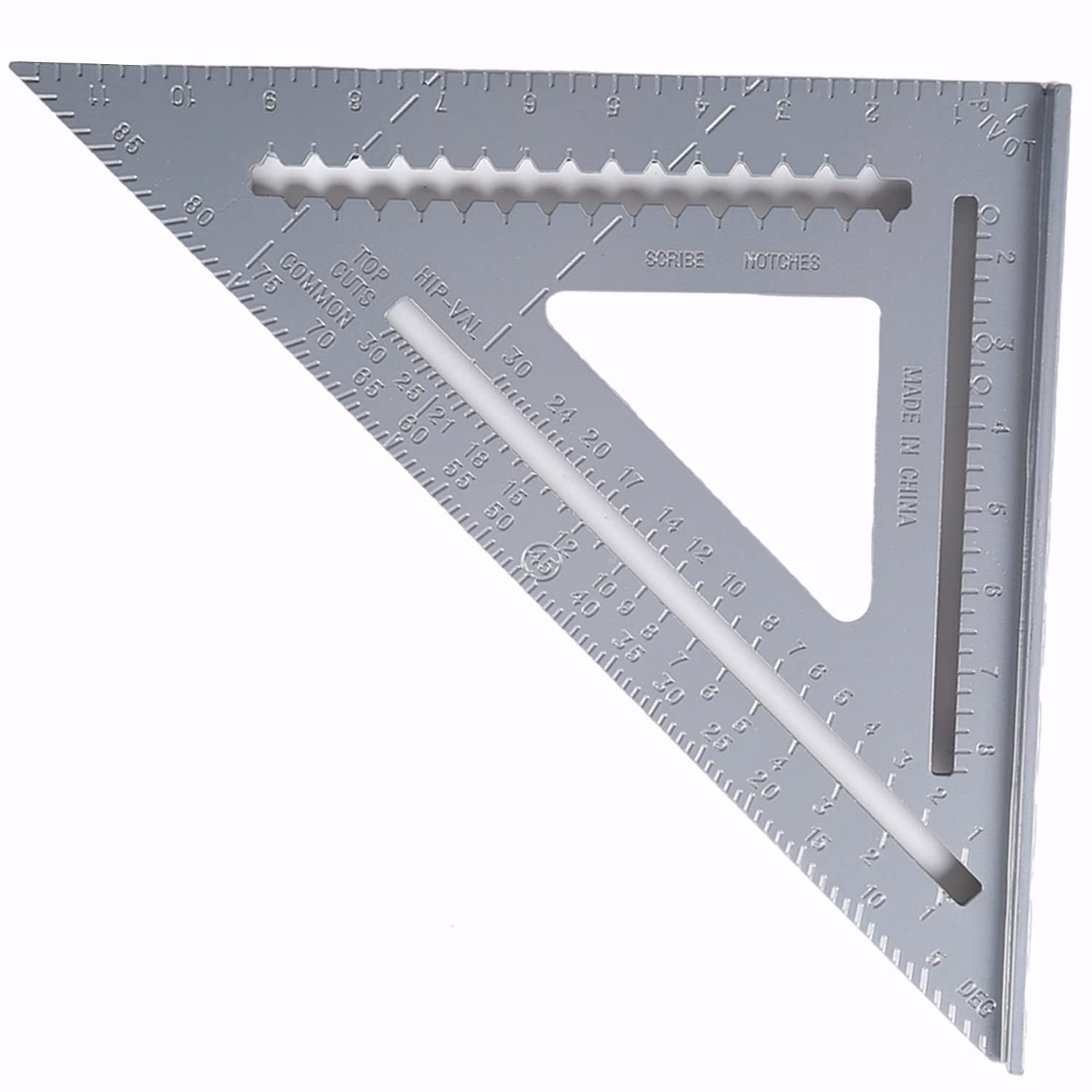 12-inch Triangle Square, Professional Aluminum Alloy Measuring Layout Tool gallery