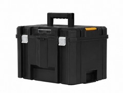 TSTAK VI 17 in. Stackable Deep Tool Storage Box