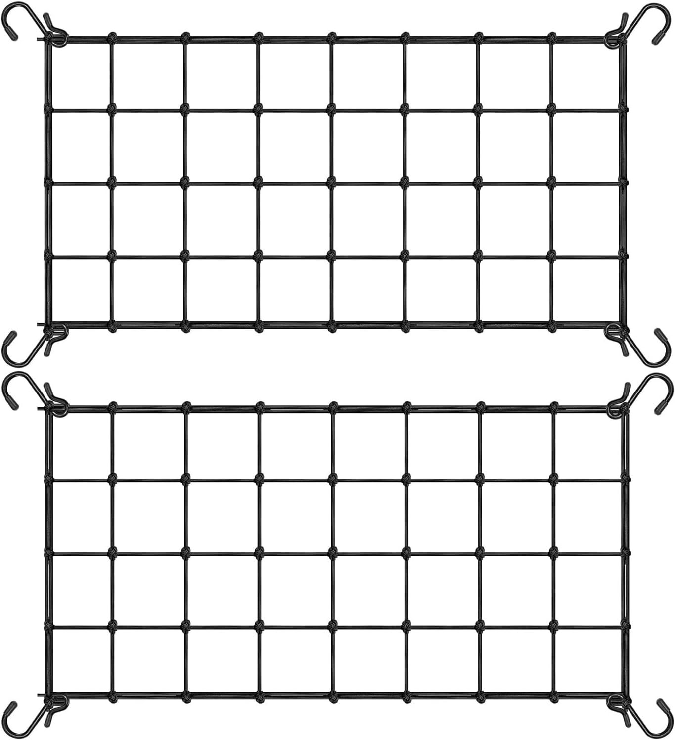2X4 Ft Elastic Plant Trellis Net - 2-Pack Heavy Duty Garden Support Net with 4 H gallery