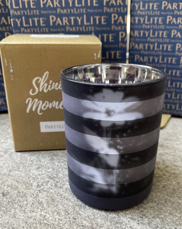 PartyLite AFTER DARK 3 Pc SET Candle Lamp, Votive Holder, &Large Tealight Holder gallery