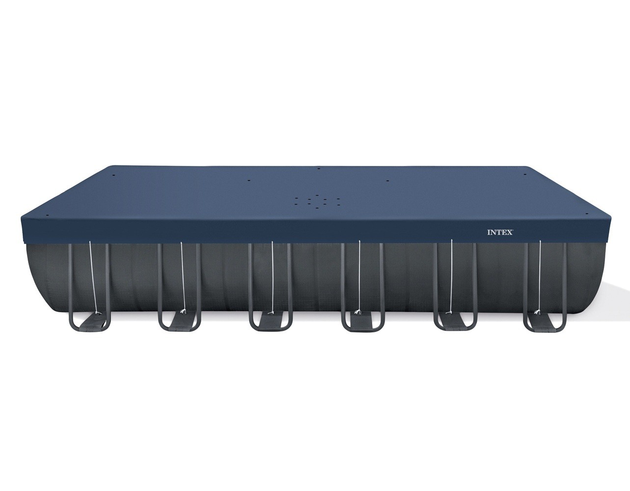 Intex 24FT X 12FT Rectangular AllSeason Deluxe Pool Cover for Above Ground Pools gallery