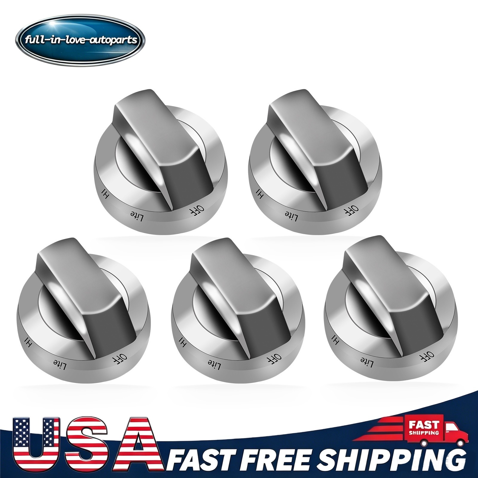 5X Burner Control Knob DG94-00945A For Samsung Stove NX58H9500WS/AA-00/01/02/03 gallery