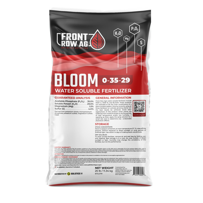 Front Row Ag Bloom 0-35-29 Water Soluble Fertilizer 25lb Bag gallery