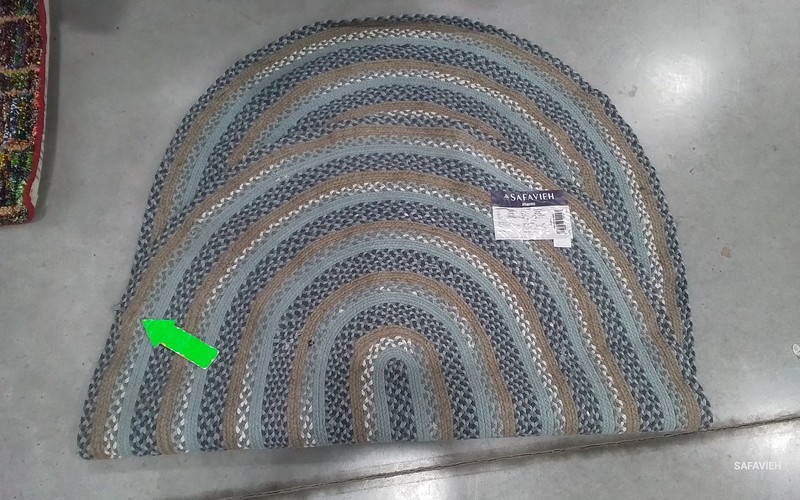BLUE / GREY 4'-0" x 6'-0" Broken Thread Rug Reduced Price 1172799821 BRD257M-4OV gallery
