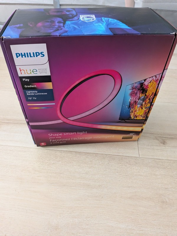 Philips Hue Play Gradient Lightstrip 75" TV Smart LED Backlight Color Changing gallery