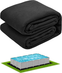 16′ × 32′ Rectangle Pool Liner Pad for above Ground Pool, Durable Pre-Cut under