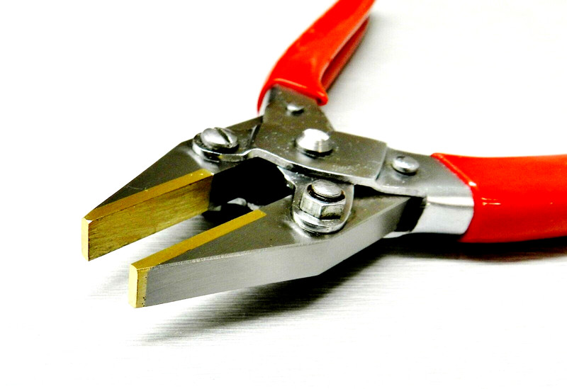 Parallel Action Flat Nose Pliers Brass Jaw with PVC Coated Handles 8" - 200mm gallery