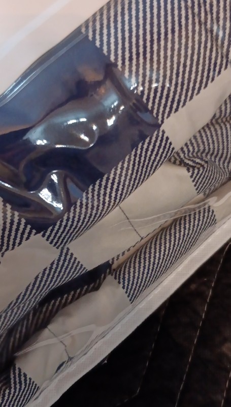 Northern Nights King Comforter David Blue Duck Down Cotton Plaid gallery
