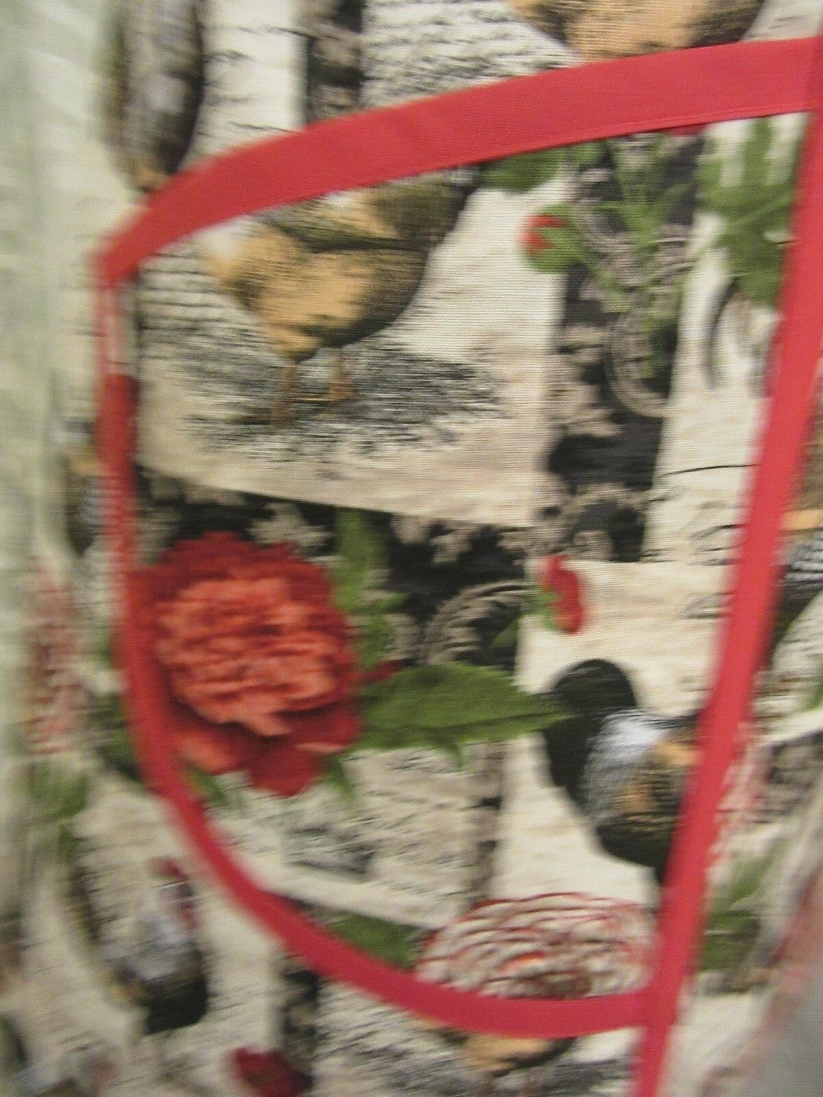 HANDMADE CRISS CROSS BACK APRON SIZE SMALL gallery